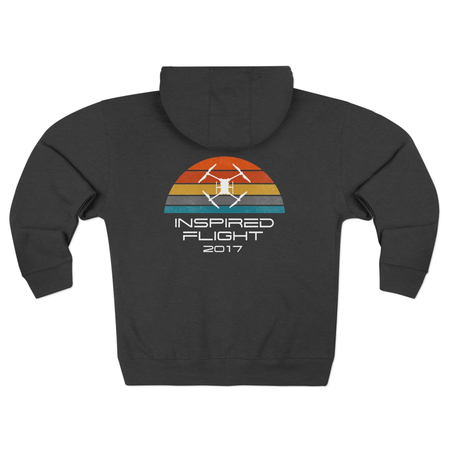Inspired Flight Vintage Zip Hoodie
