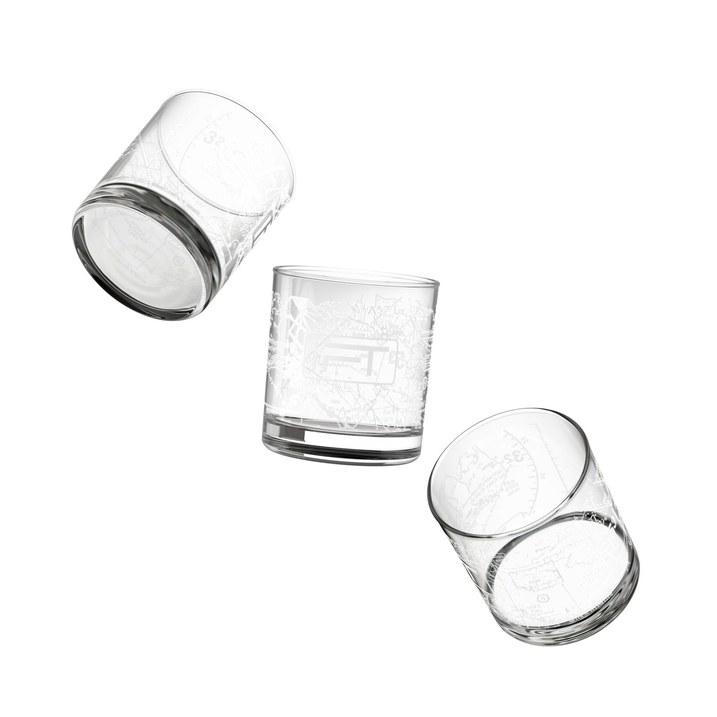 IFT Sectional Chart Rocks Glass