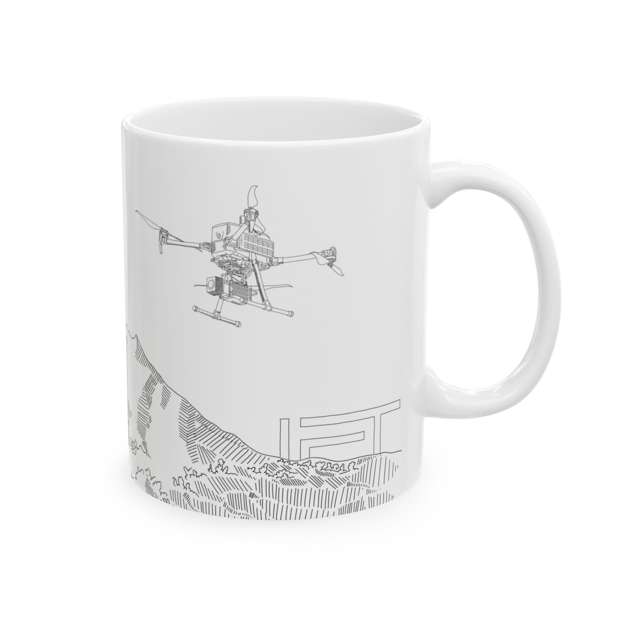 Adventure Awaits Ceramic Mug - 11oz Coffee Cup