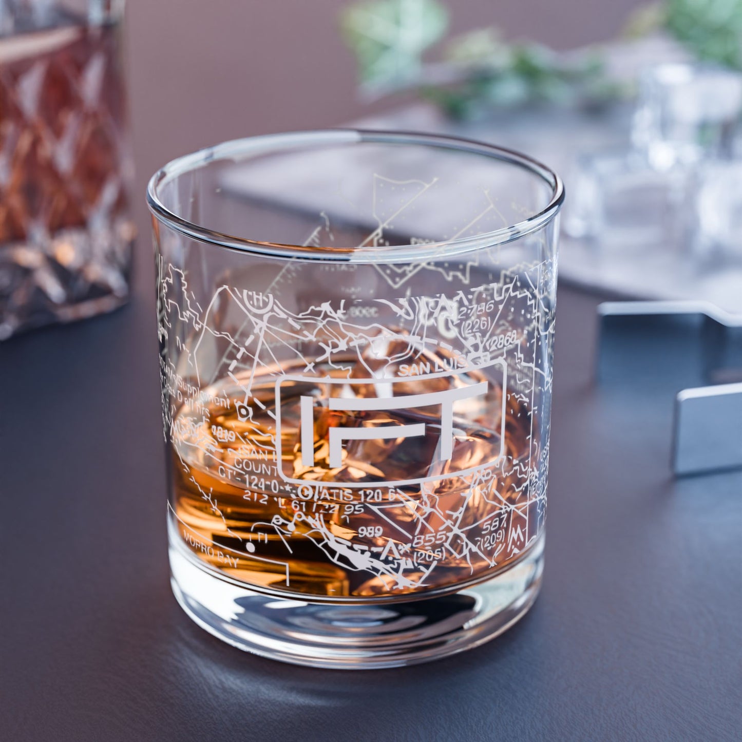 IFT Sectional Chart Rocks Glass