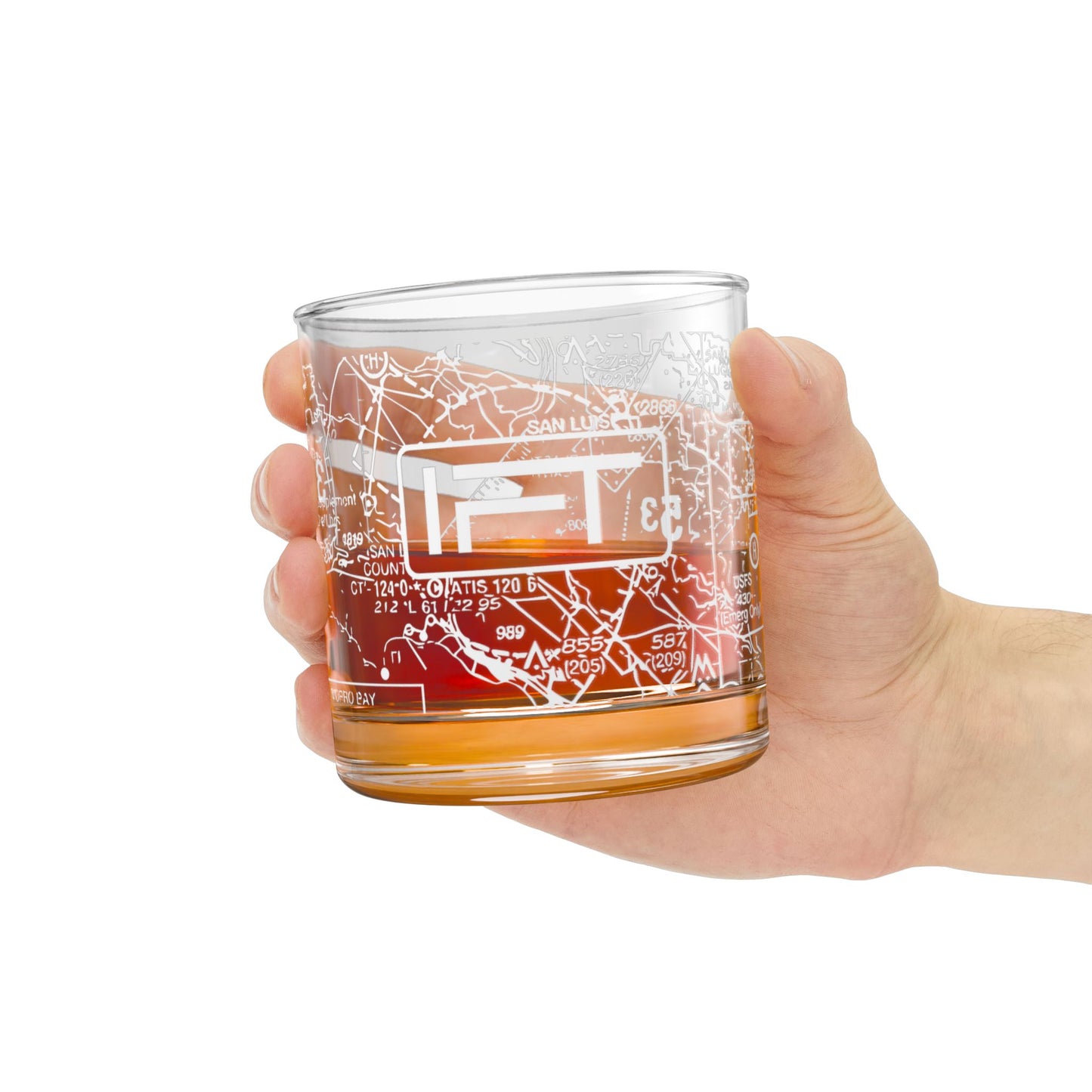 IFT Sectional Chart Rocks Glass